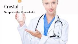  Presentation with navy medical - Amazing theme having navy medical - doctor show with water bottle backdrop and a sky blue colored foreground