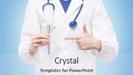  Presentation with cigarettes - Cool new presentation theme with navy medicine - close-up of doctor suggesting using backdrop and a sky blue colored foreground