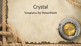  Presentation with navy - Slides enhanced with silver navy - ropes and compass at old background and a lemonade colored foreground