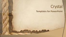  Presentation with vintage paper - Beautiful presentation theme featuring silver navy - ropes on old vintage ancient backdrop and a lemonade colored foreground