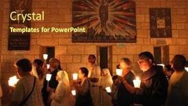  Presentation with joseph - Presentation theme having nazareth-israel-september-30 background and a tawny brown colored foreground