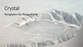  Presentation with unesco - Slide deck having nazca lines - unesco world heritage background and a light gray colored foreground