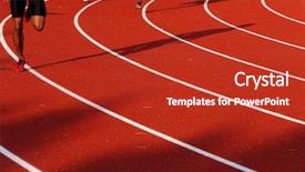  Presentation with runners - Cool new PPT theme with ncaa - turn focus is backdrop and a red colored foreground