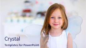  Presentation with birthday party - Theme enhanced with industrial factory worker working in metal manufacturing industry background and a gray colored foreground.