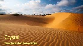  Presentation with red - Audience pleasing slide deck consisting of ne - red dunes near the town backdrop and a  colored foreground