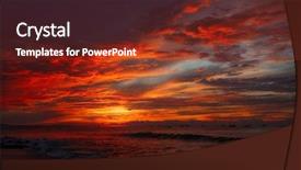  Presentation with vietnam - Theme featuring ne - sunset in mui ne vietnam background and a tawny brown colored foreground