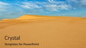  Presentation with sand dunes - Beautiful PPT layouts featuring ne - white sand dunes in desert backdrop and a gold colored foreground