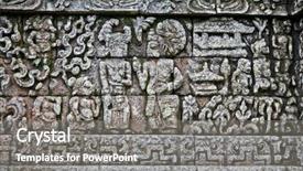  Presentation with candi - Slide deck featuring near by malang on east background and a gray colored foreground