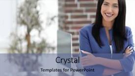  Presentation with principal - Cool new PPT layouts with near desk in the office backdrop and a ocean colored foreground