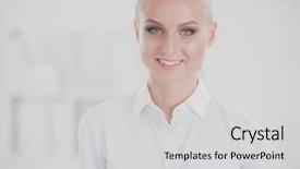  Presentation with office desk reception - Amazing PPT layouts having near desk in the office backdrop and a light gray colored foreground