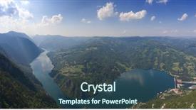  Presentation with top view of amazon river - Audience pleasing slides consisting of near famous banjska stena serbia backdrop and a ocean colored foreground