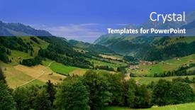  Presentation with switzerland - Amazing PPT theme having near-gruyeres-canton-of-fribourg backdrop and a teal colored foreground