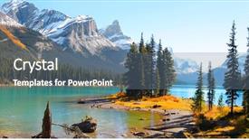  Presentation with spirit - Slide deck featuring near jasper city in canada background and a gray colored foreground