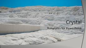  Presentation with panoramic - Amazing slide deck having near modern city denizli turkey backdrop and a light gray colored foreground