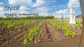  Presentation with czech republic - Slide set enhanced with near palava moravia region czech background and a light blue colored foreground