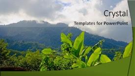  Presentation with costa rica - Slide deck enhanced with near san jose costa rica background and a light blue colored foreground