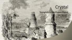  Presentation with syria - Cool new slides with near tartous old view syria backdrop and a light gray colored foreground