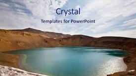  Presentation with geothermal - Cool new theme with near the askja volcano iceland backdrop and a  colored foreground