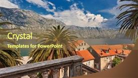  Presentation with kotor montenegro - Cool new slides with near the church of birth backdrop and a tawny brown colored foreground