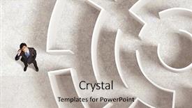  Presentation with successful - Amazing PPT theme having near the entrance of labyrinth backdrop and a soft green colored foreground