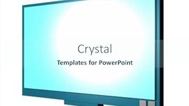  Presentation with three - Slides with neatly-rendered-three-dimensional-lcd background and a white colored foreground