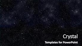  Presentation with nebula - Theme having nebula - beautiful night sky background and a black colored foreground