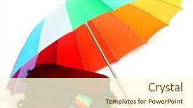  Presentation with happy holidays - Presentation design having necessary articles for happy holidays background and a cream colored foreground