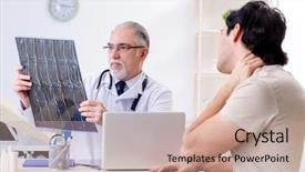  Presentation with uae old man - Amazing presentation design having neck cancer - young man visiting old male backdrop and a coral colored foreground