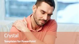  Presentation with shoulder pain - Amazing theme having neck or shoulder pain backdrop and a coral colored foreground