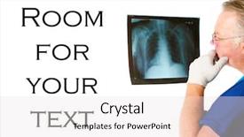  Presentation with xrays - Amazing PPT layouts having neck x rays - doctor or surgeon examins his backdrop and a white colored foreground