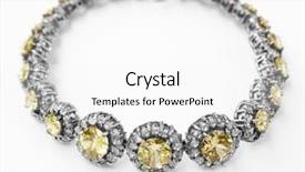  Presentation with diamonds - Beautiful presentation theme featuring necklace - silver and diamonds bracelet backdrop and a white colored foreground