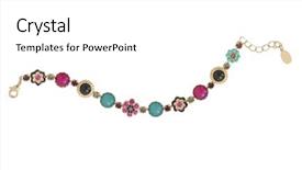  Presentation with monarch butterfly isolated on white - Cool new PPT theme with necklace isolated on white backdrop and a white colored foreground