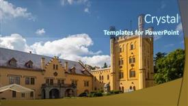  Presentation with czech republic - Slides featuring nectiny-castle-western-bohemia-czech background and a ocean colored foreground