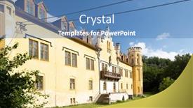  Presentation with czech republic - PPT layouts having nectiny-castle-western-bohemia-czech background and a  colored foreground