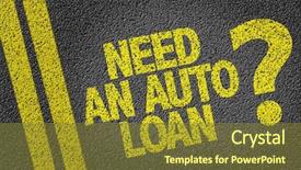  Presentation with hydrotherapy for special need - Cool new PPT theme with need an auto loan written backdrop and a tawny brown colored foreground