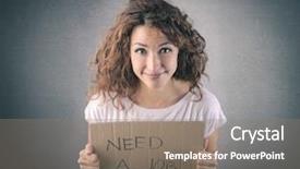  Presentation with job - Slide deck having need of a job background and a gray colored foreground