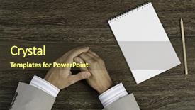  Presentation with japanese write - Beautiful PPT theme featuring need to write it down backdrop and a  colored foreground