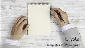  Presentation with japanese write - Colorful presentation theme enhanced with need to write it down backdrop and a  colored foreground