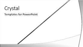  Presentation with needle - Cool new PPT theme with needle on white background isolated backdrop and a  colored foreground