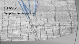  Presentation with acupuncture - Colorful presentation theme enhanced with needles for acupuncture on grey backdrop and a  colored foreground