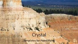  Presentation with needles - Audience pleasing presentation consisting of needles-in-bryce-canyon-national backdrop and a coral colored foreground