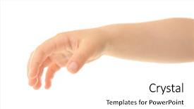  Presentation with pink and white roses shabby chic country - Beautiful presentation theme featuring child's hand gesturing isolated backdrop and a white colored foreground