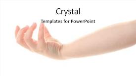  Presentation with pink and white roses shabby chic country - PPT layouts featuring child's hand gesturing isolated background and a white colored foreground