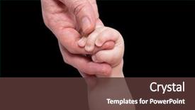  Presentation with teen mom cap and gown holding a baby - Slides enhanced with child s needs - mommy holding baby's hand background and a tawny brown colored foreground