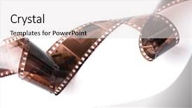  Presentation with film negative - Amazing presentation having negative film isolated backdrop and a white colored foreground
