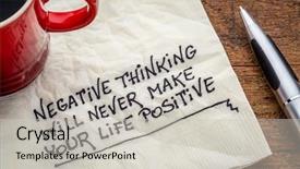  Presentation with negative - PPT theme having negative thinking will never make background and a light gray colored foreground