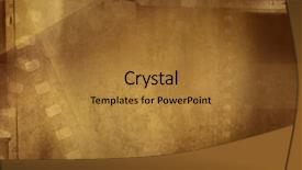  Presentation with film negative - Colorful presentation theme enhanced with negatives - film negative frames background backdrop and a gold colored foreground