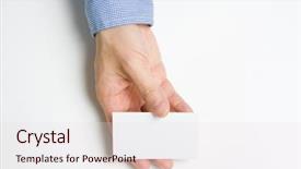  Presentation with 3 d man person - Presentation theme having negotiation styles - man or person presenting background and a lemonade colored foreground