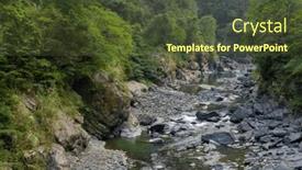  Presentation with recreation - Slide deck having neidong-national-forest-recreation-area background and a tawny brown colored foreground
