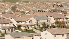  Presentation with neighborhood - Presentation enhanced with elevated view of new contemporary background and a coral colored foreground